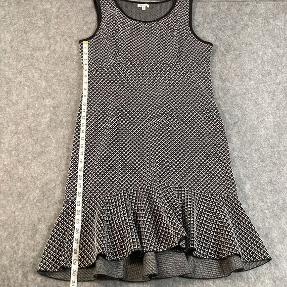 Max Studio Print Pattern Sleeveless Knit Stretch Party Geometric Dress Size L - Picture 7 of 13